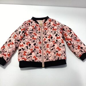 Disney Tutu Couture Minnie Mouse Jacket pink Padded 4T